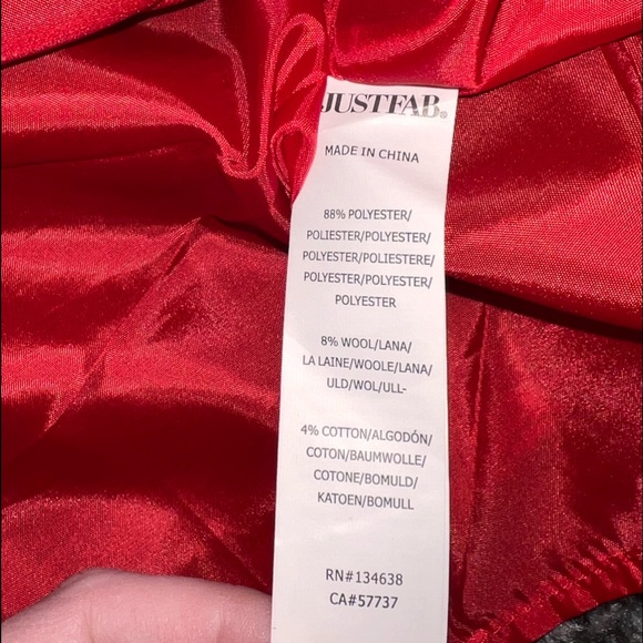 BNWT JUST FAB FULLY LINED JAQUARD A LINE - MINI SKIRT WITH POCKETS - size Large - Picture 8 of 9